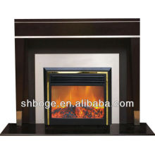 ready-made good quality MDF electric fireplace heater mantle